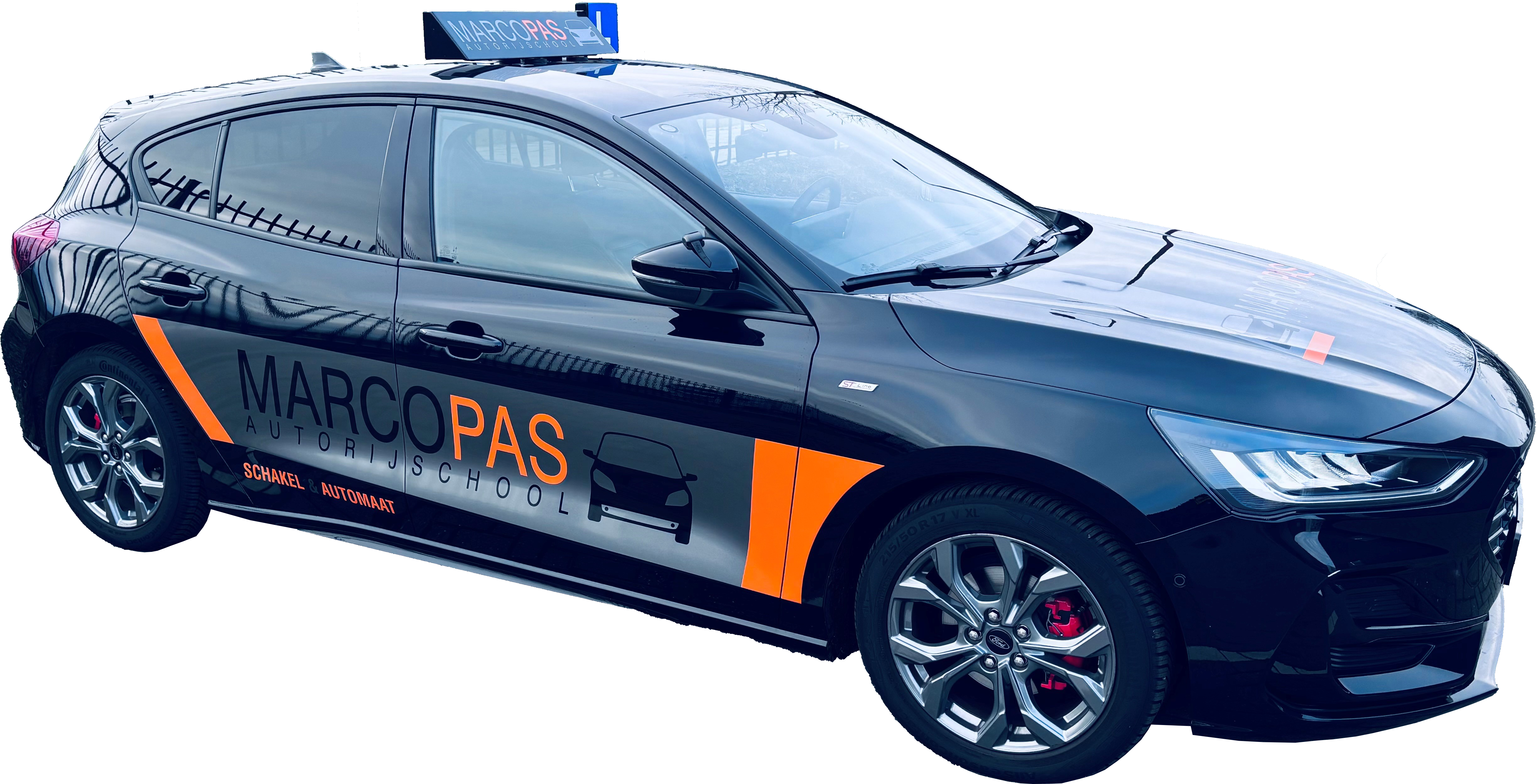 Marco Pas lesauto voor autorijlessen